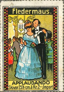 Theaterreklame Fledermaus