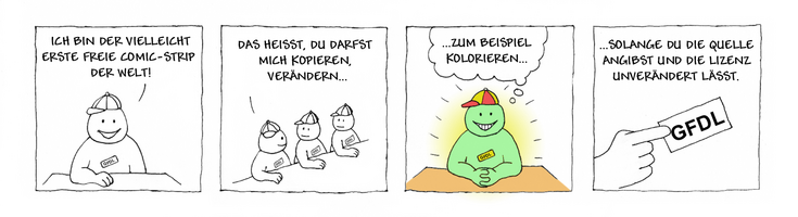 Beispiel für einen Comic-Strip