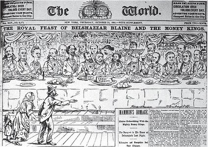 The Royal Feast of Belshazzar Blaine and the Money Kings
