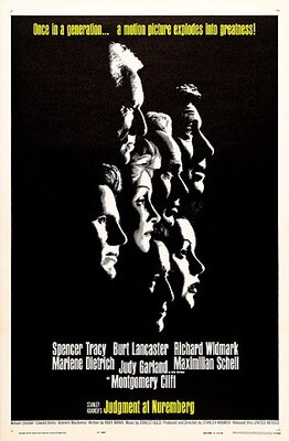 Poster for the 1961 film Judgment at Nuremberg.