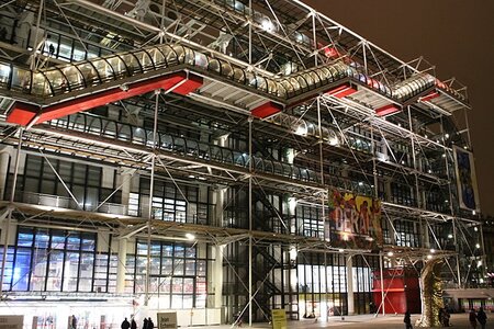 Exterior of the Centre Georges-Pompidou